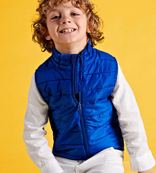 Kinderbodywarmer met paardenlijntekening